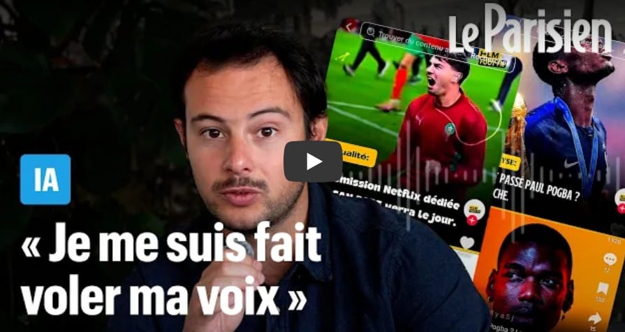 Un journaliste découvre par hasard qu'on a volé sa voix